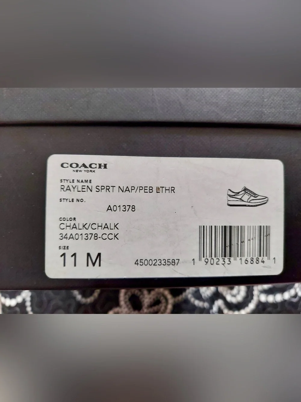 COACH Chalk Raylen Sneakers